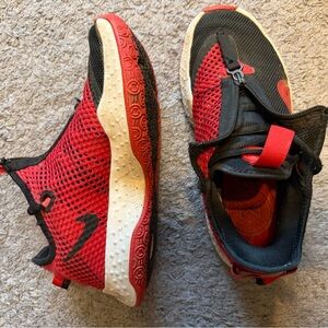 Nike Kids Black and Red Sneakers
